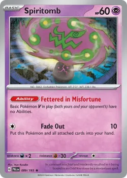 Spiritomb #089/193 · Pokémon