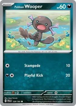 Paldean Wooper #129/193 · Pokémon