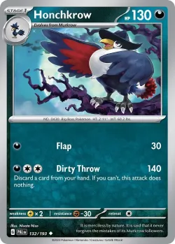 Honchkrow #132/193 · Pokémon