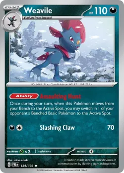Weavile #134/193 · Pokémon