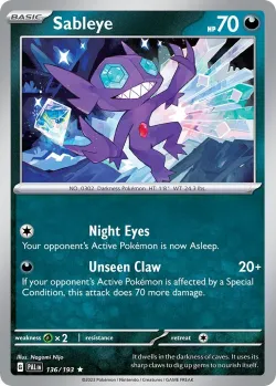 Sableye #136/193 · Pokémon