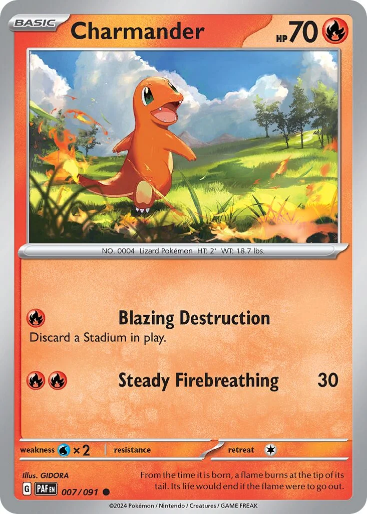 Charmander 「PAF 007/091」「EN」
