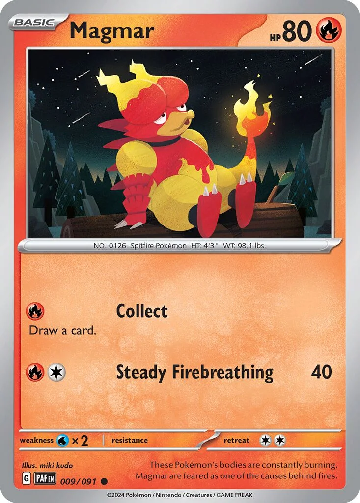 Magmar 「PAF 009/091」「EN」