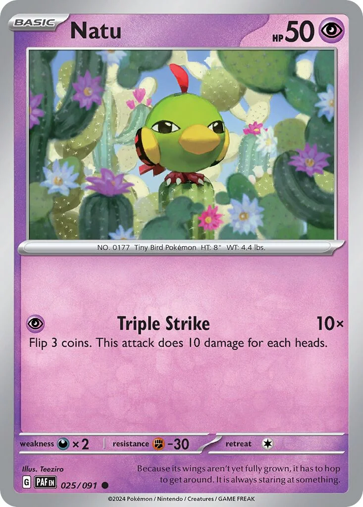 Natu 「PAF 025/091」「EN」