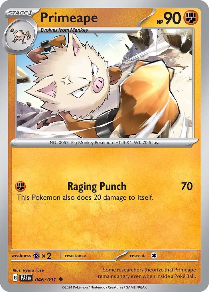 Primeape 「PAF 046/091」「EN」