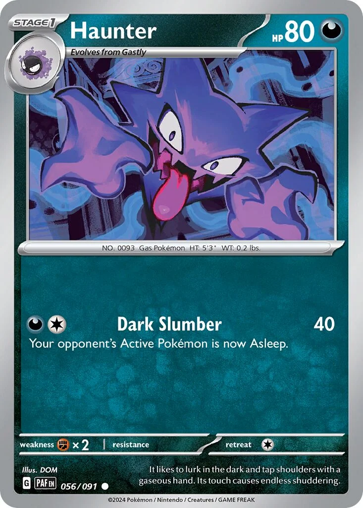 Haunter 「PAF 056/091」「EN」