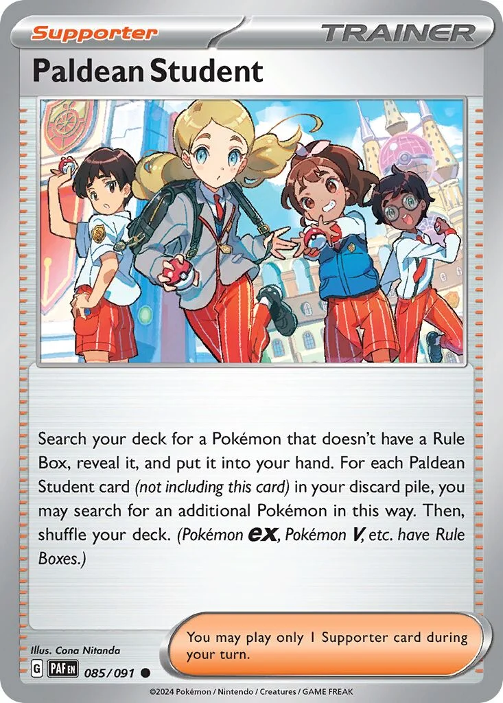 Paldean Student 「PAF 085/091」「EN」