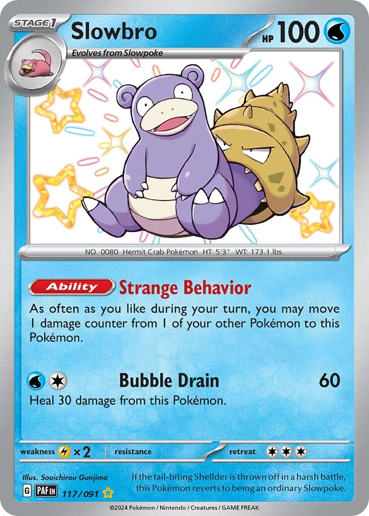 Slowbro 「PAF 117/091」「EN」