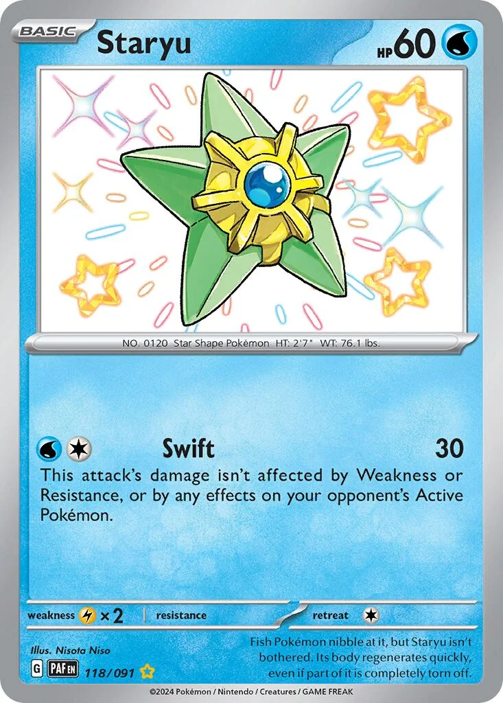 Staryu 「PAF 118/091」「EN」
