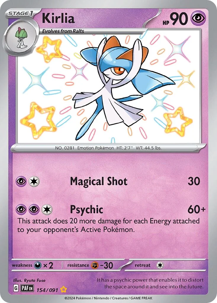 Kirlia 「PAF 154/091」「EN」