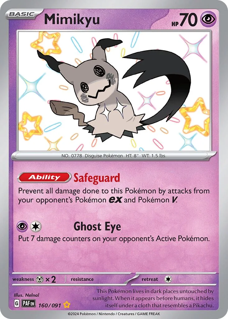 Mimikyu 「PAF 160/091」「EN」