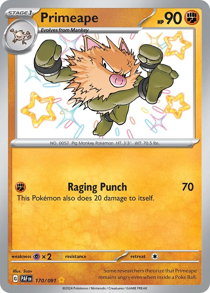 Primeape 「PAF 170/091」「EN」