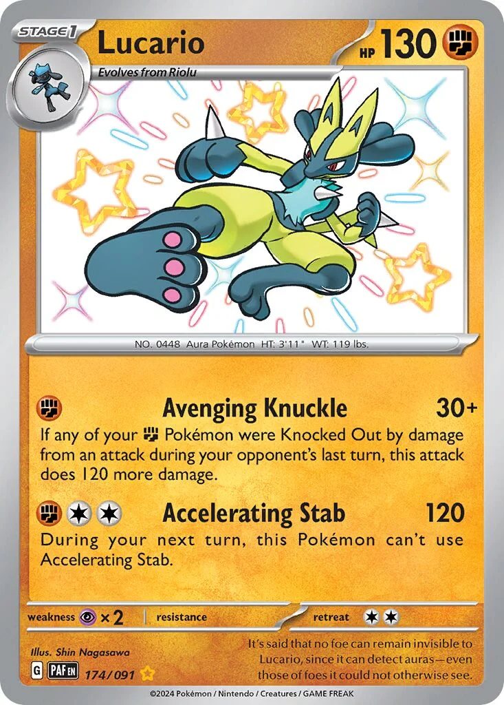 Lucario 「PAF 174/091」「EN」