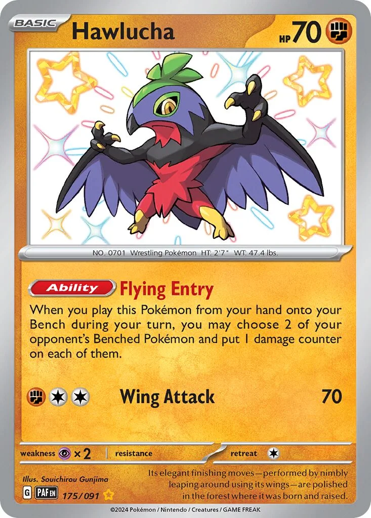 Hawlucha 「PAF 175/091」「EN」