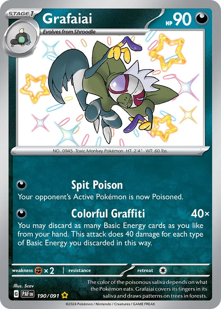 Grafaiai 「PAF 190/091」「EN」