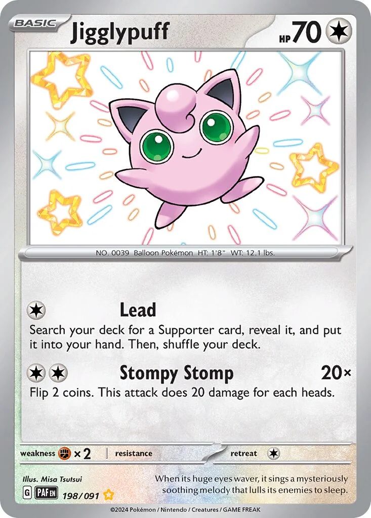 Jigglypuff 「PAF 198/091」「EN」