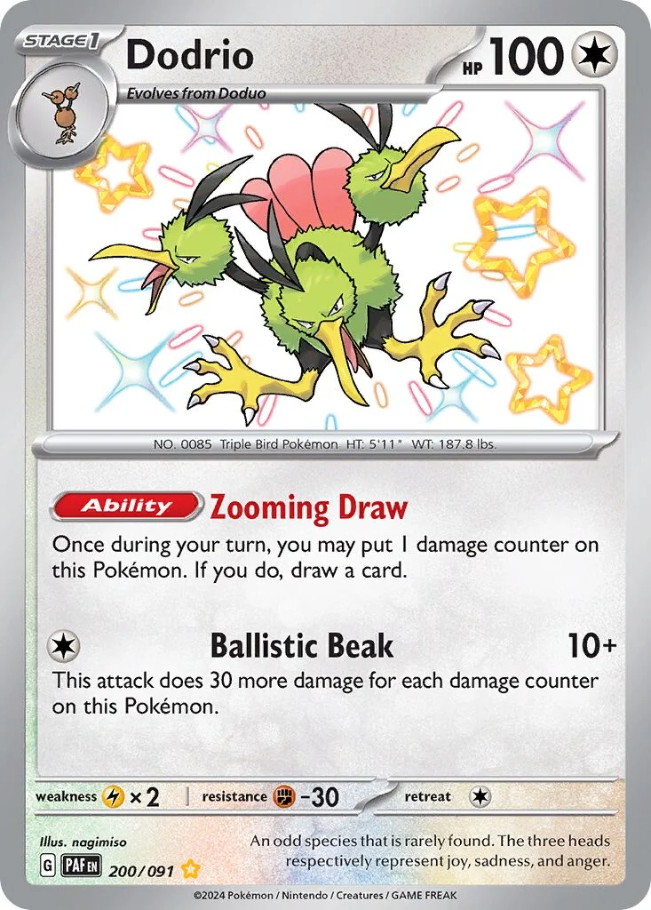 Dodrio 「PAF 200/091」「EN」