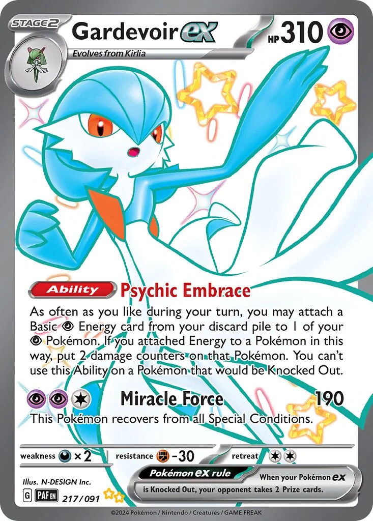 Gardevoir ex 「PAF 217/091」「EN」