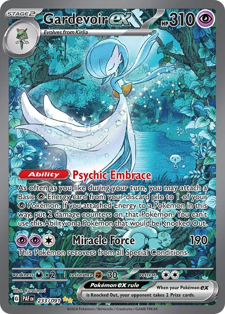 Gardevoir ex 「PAF 233/091」「EN」