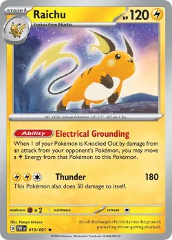 Raichu #019/091 · Pokémon