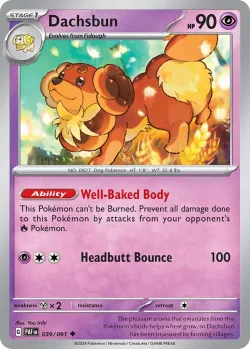 Dachsbun #039/091 · Pokémon