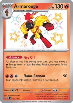 Armarouge #115/091 · Pokémon