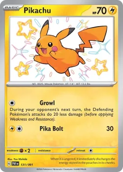 Pikachu #131/091 · Pokémon
