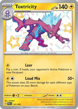 Toxtricity #141/091 · Pokémon