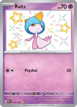 Ralts #153/091 · Pokémon