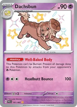 Dachsbun #161/091 · Pokémon