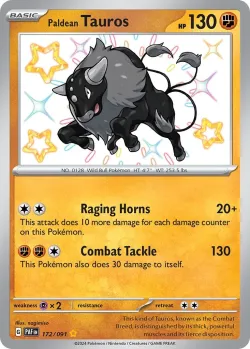 Paldean Tauros #172/091 · Pokémon