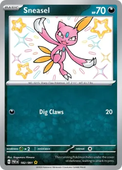 Sneasel #182/091 · Pokémon