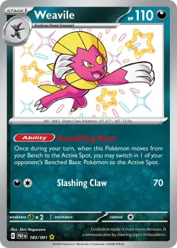 Weavile #183/091 · Pokémon