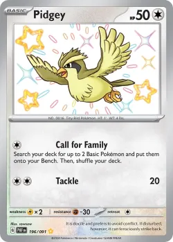 Pidgey #196/091 · Pokémon