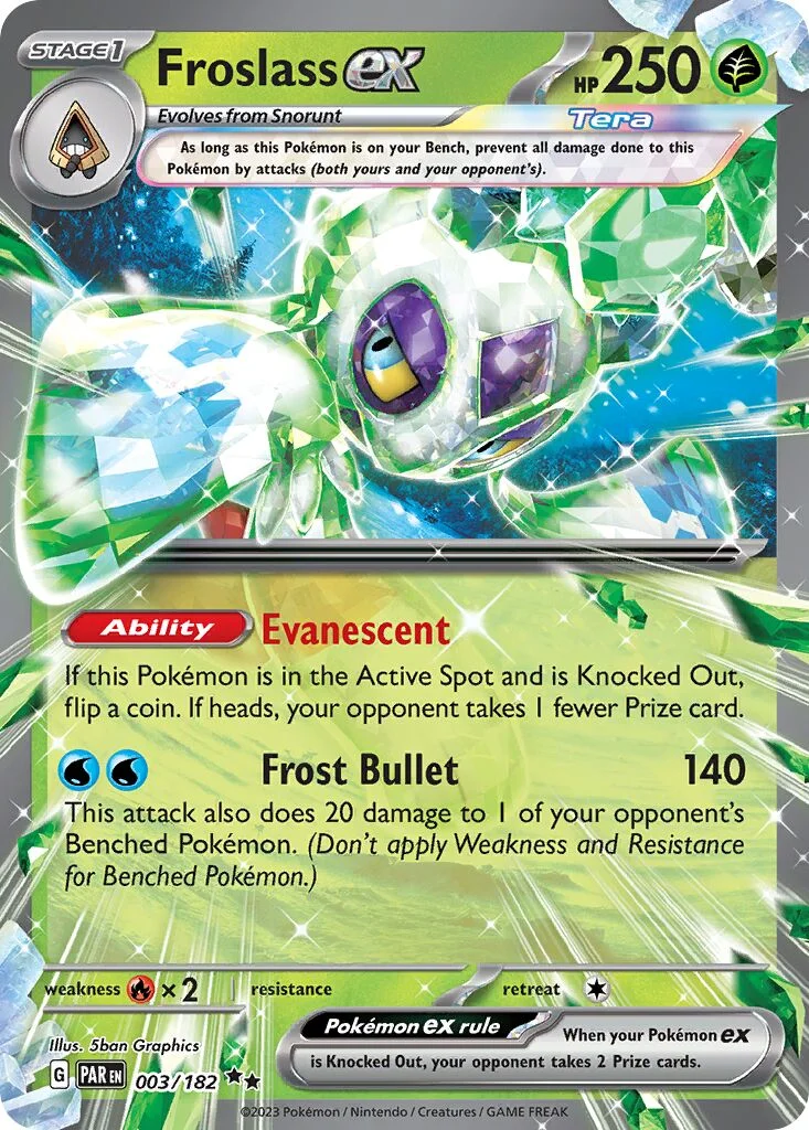 Froslass ex 「PAR 003/182」「EN」