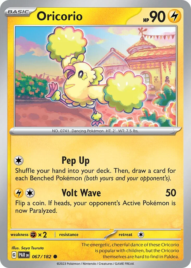 Oricorio 「PAR 067/182」「EN」