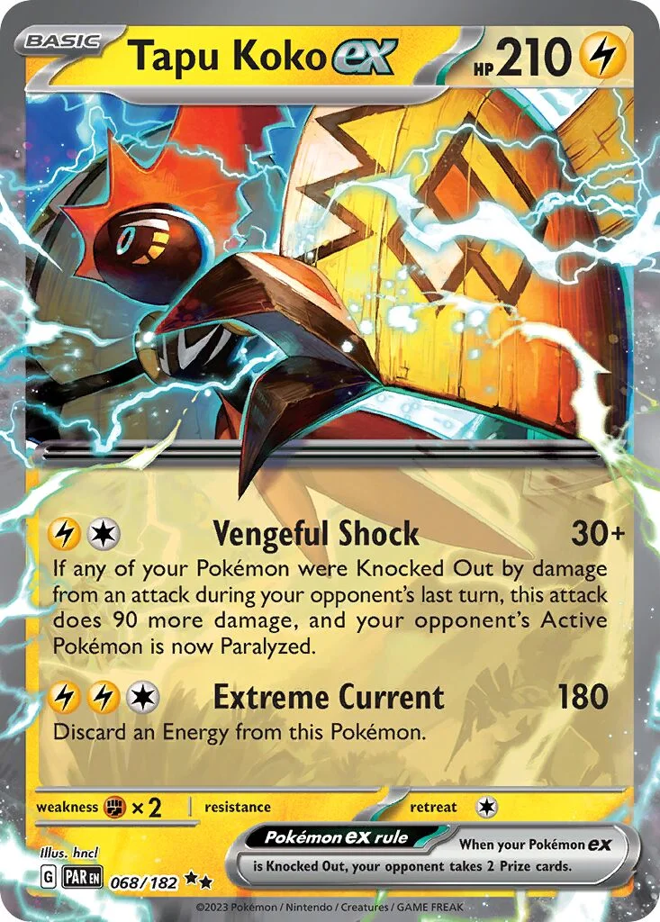 Tapu Koko ex 「PAR 068/182」「EN」