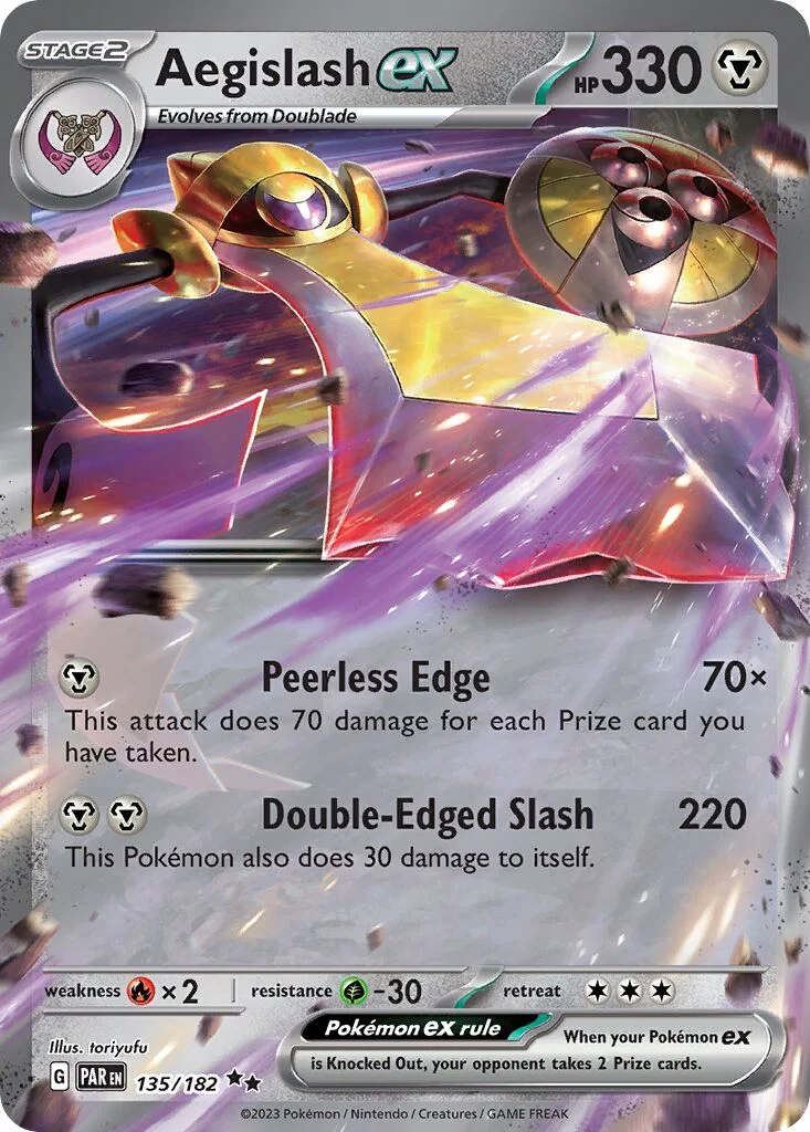 Aegislash ex 「PAR 135/182」「EN」