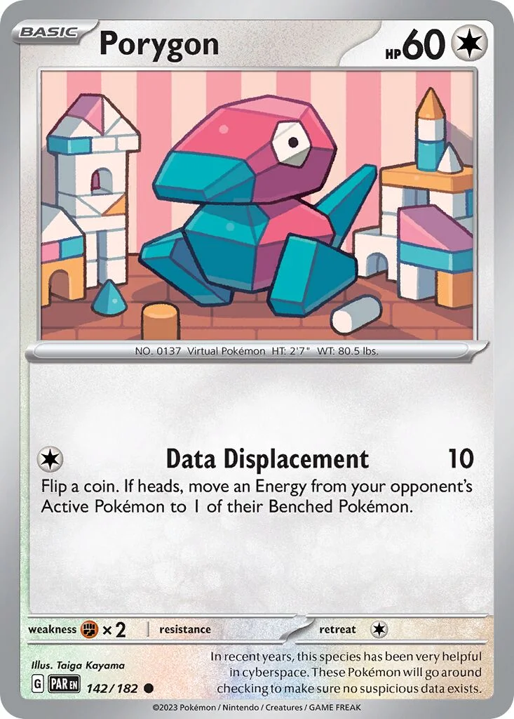 Porygon 「PAR 142/182」「EN」