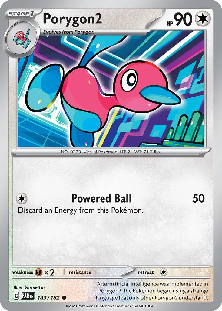Porygon2 「PAR 143/182」「EN」