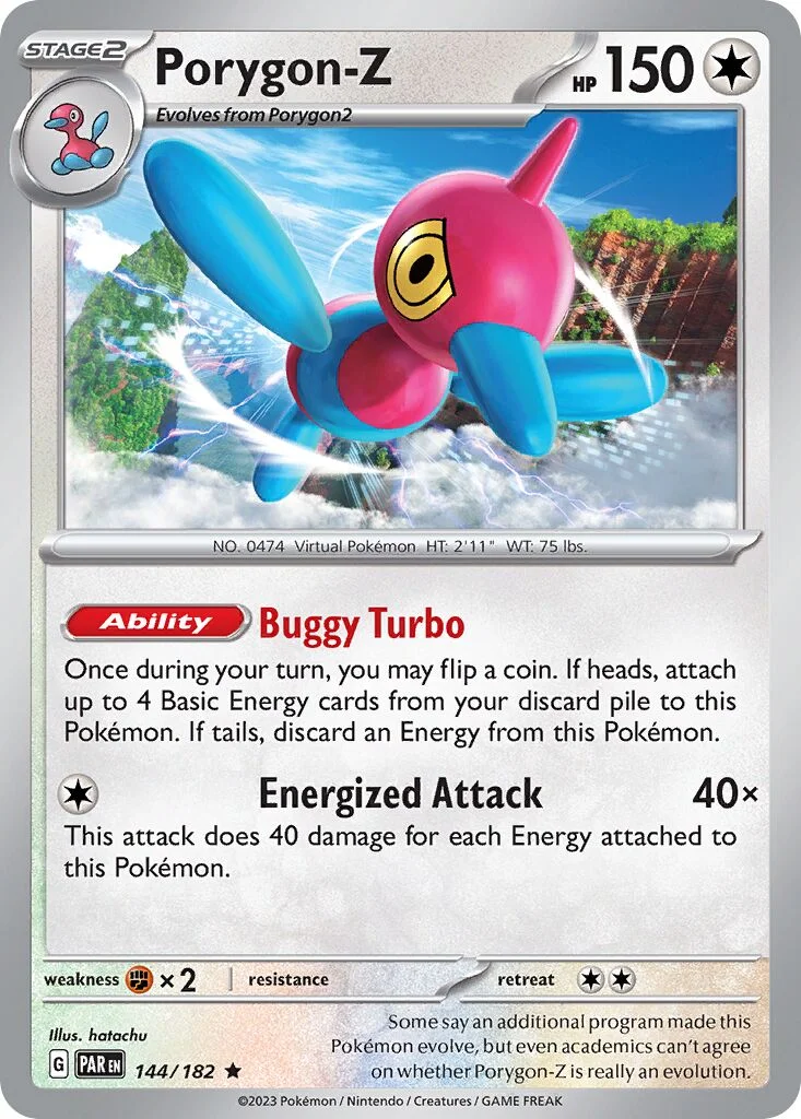 Porygon-Z 「PAR 144/182」「EN」