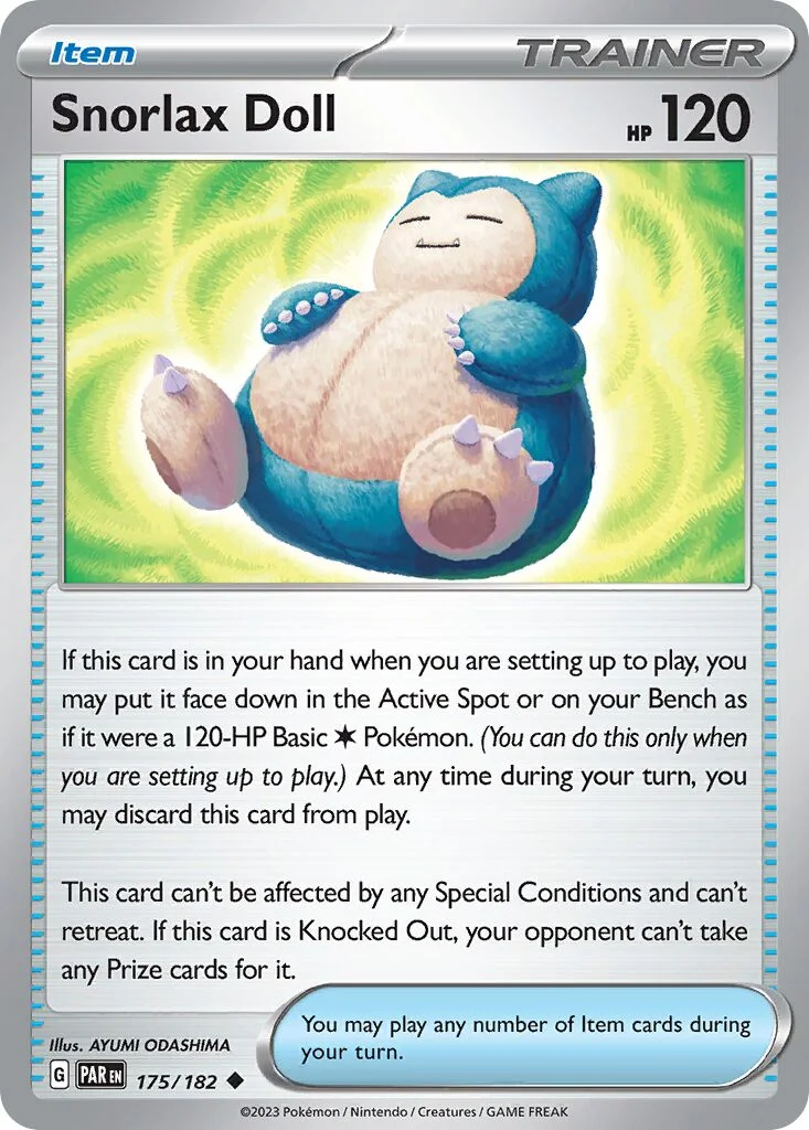 Snorlax Doll 「PAR 175/182」「EN」