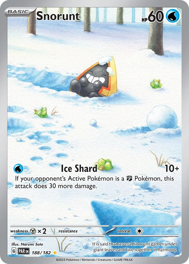 Snorunt 「PAR 188/182」「EN」
