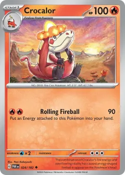 Crocalor #024/182 · Pokémon