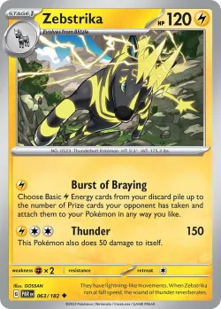 Zebstrika #063/182 · Pokémon