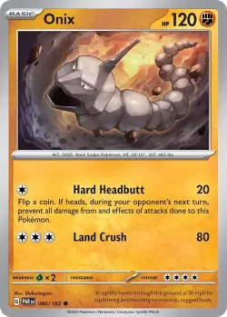 Onix #090/182 · Pokémon