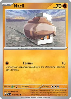 Nacli #102/182 · Pokémon