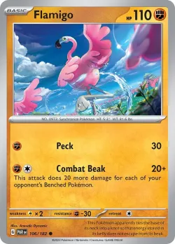 Flamigo #106/182 · Pokémon