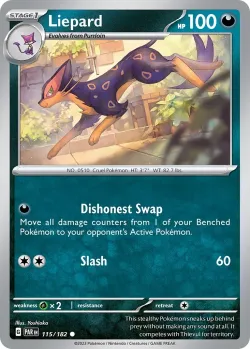 Liepard #115/182 · Pokémon