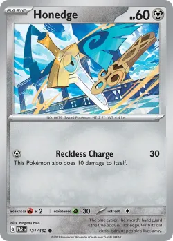 Honedge #131/182 · Pokémon